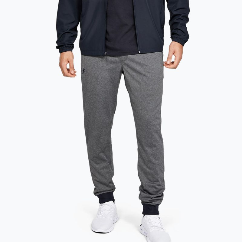 Under Armour Sportstyle Tricot Jogger 090 šedé pánské tepláky 1290261-090