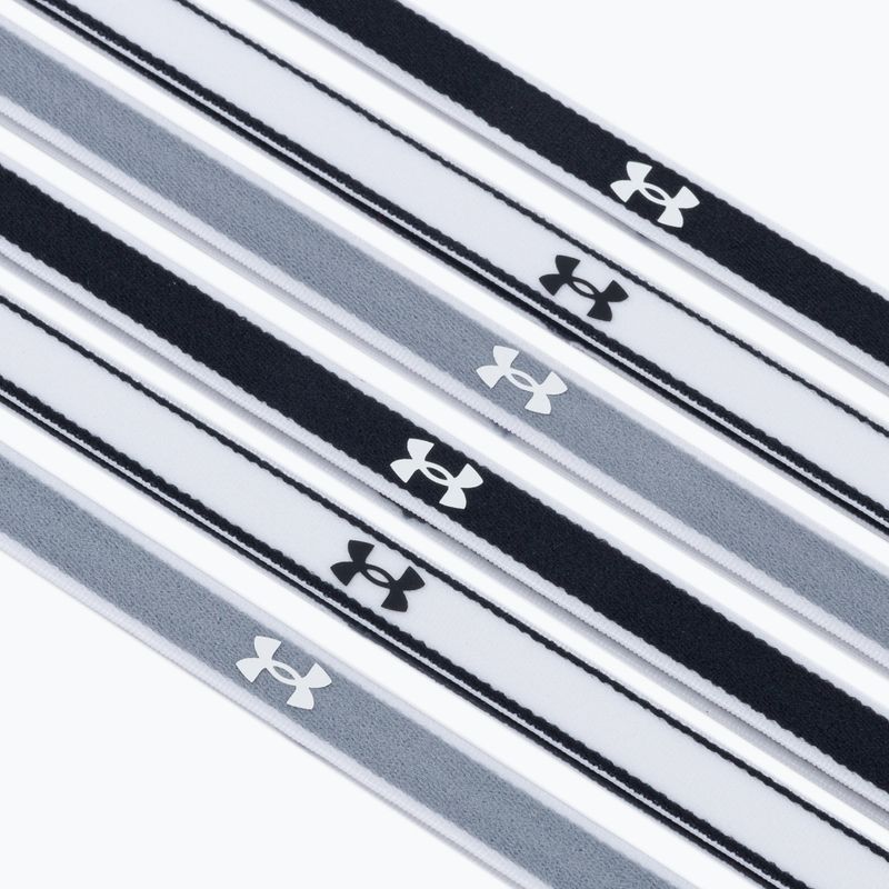 Under Armour Ua Mini čelenky 0 4  6ks šedo-černo-bílé 1286016-005 3