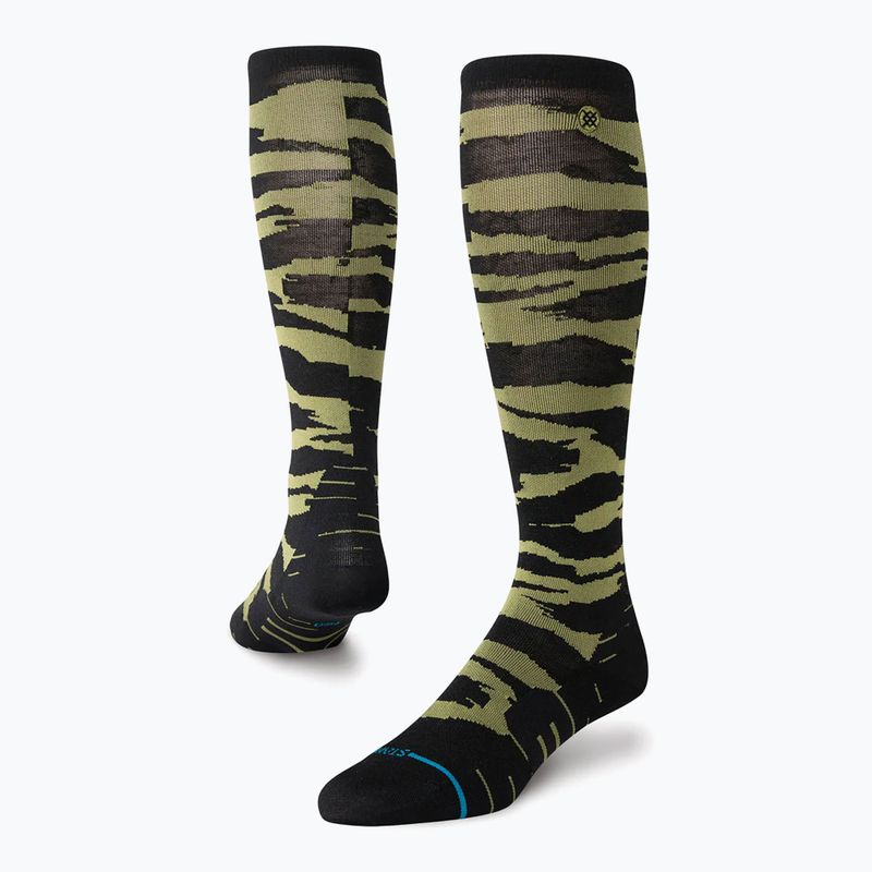 Stance Creeky Meadow Ultralight Wool Snow lyžařské ponožky černé