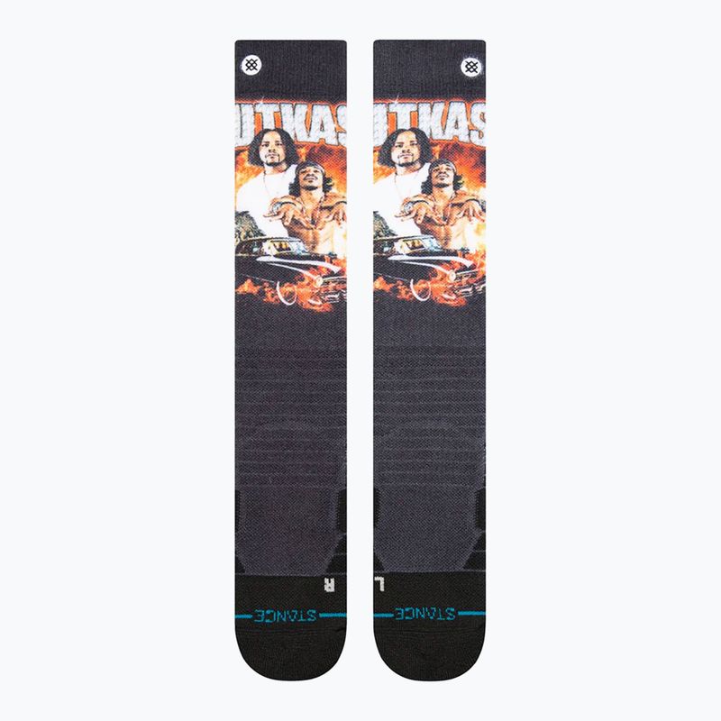 Stance X Outkast Stankonia Mid Poly Snow vícebarevné lyžařské ponožky 2