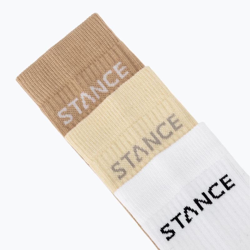 Ponožky Stance Origin Crew 6 pairs cream 6