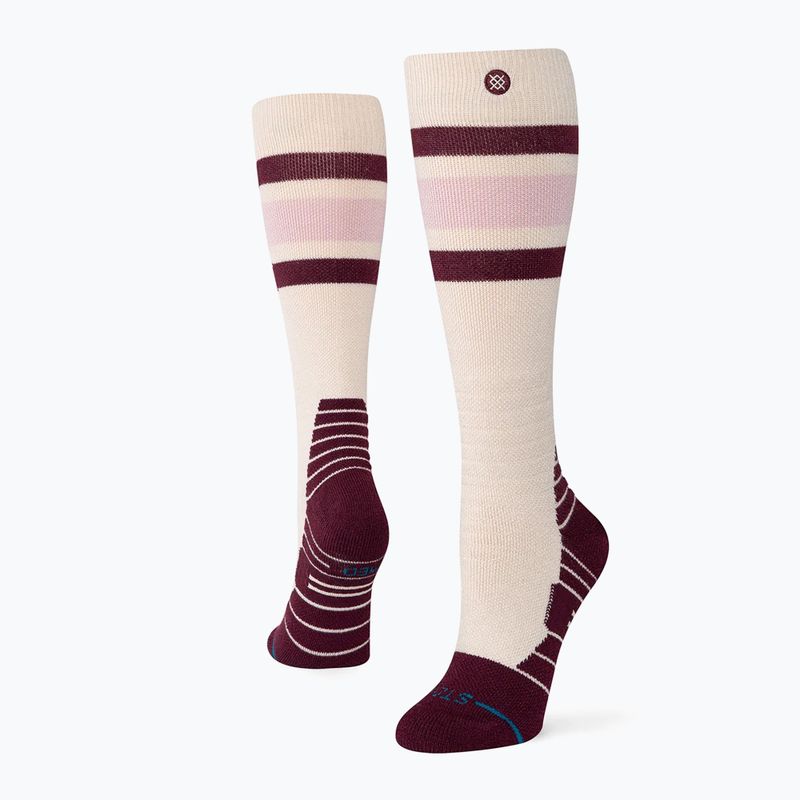 Dámské lyžařské ponožky Stance Boyd Mid Wool Snow Oatmeal 2