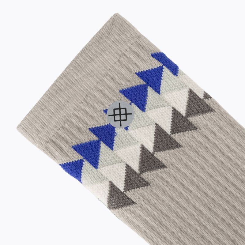 Ponožky Stance Triad Mid Ribbed Crew grey 3