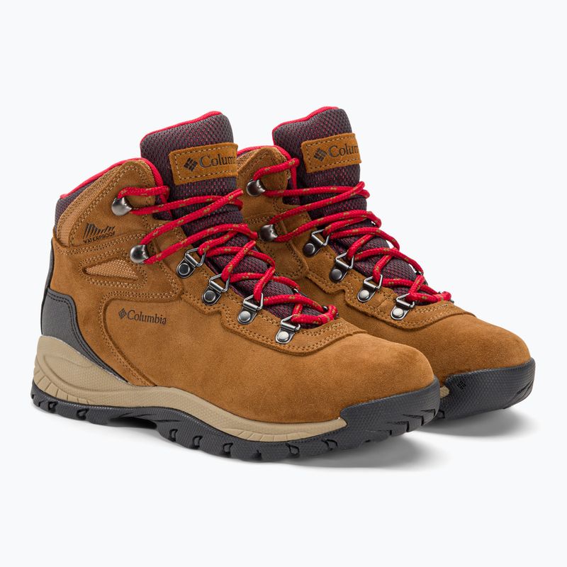 Columbia Newton Ridge Plus WP Amped losí/horská červená dámská treková obuv 4