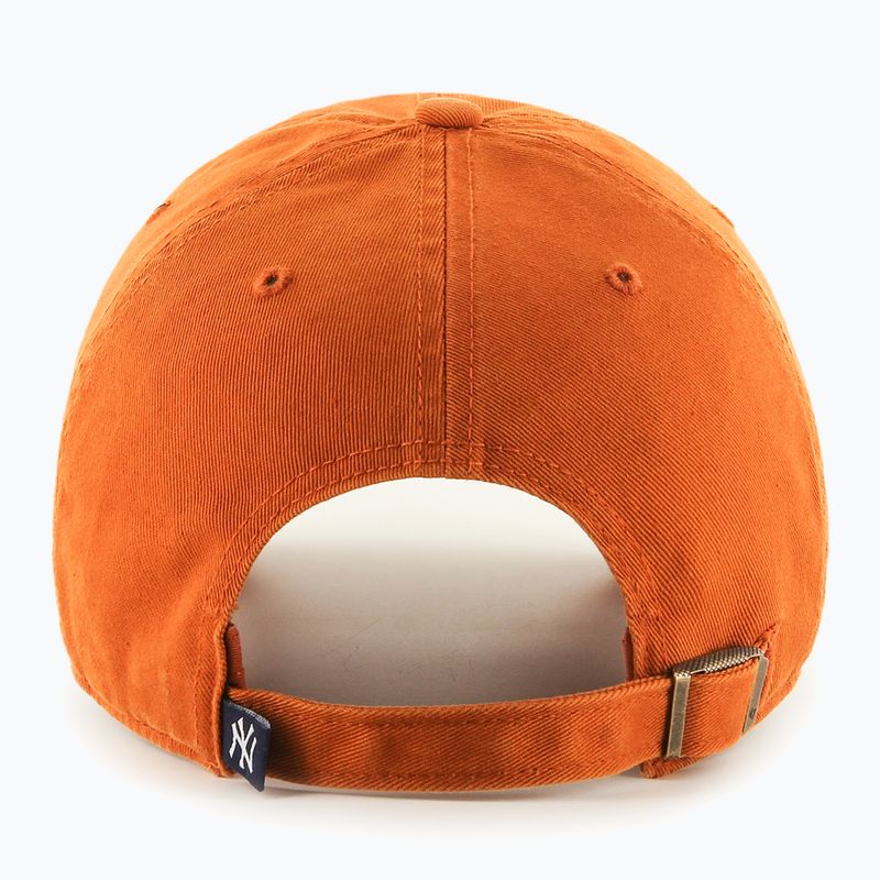 Kšiltovka 47 Brand MLB New York Yankees CLEAN UP burnt orange  2