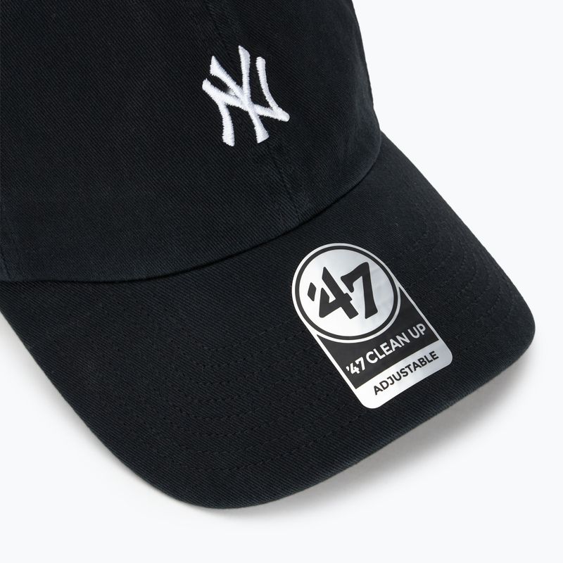 Kšiltovka 47 Brand MLB New York Yankees Base Runner CLEAN UP black 3