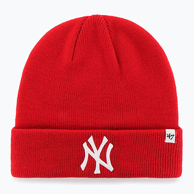 Zimní čepice 47 Brand MLB New York Yankees Raised red