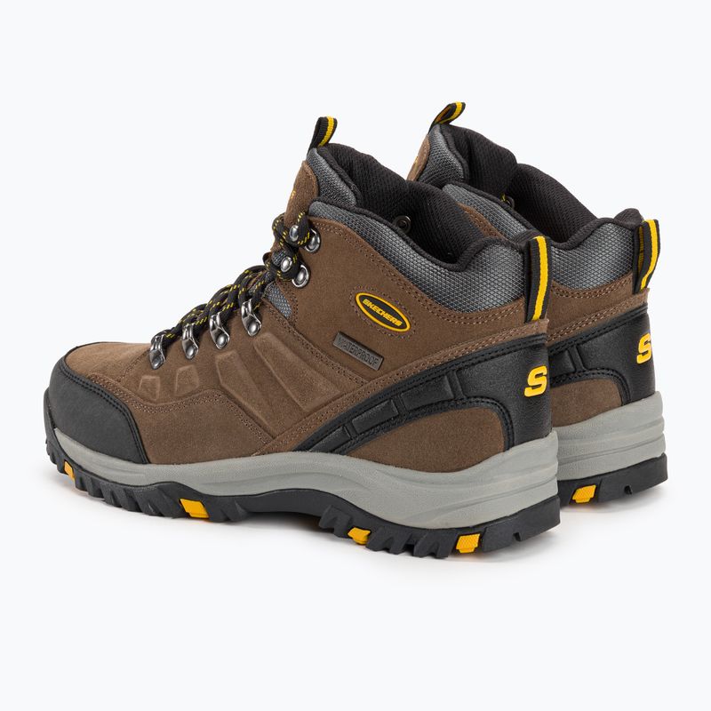 Pánské trekové boty SKECHERS Relment Pelmo khaki 3