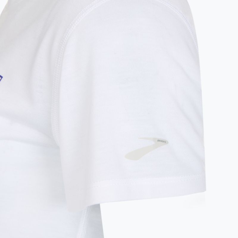 Dámské běžecké tričko Brooks International Women'S Day white/purple/orange 3