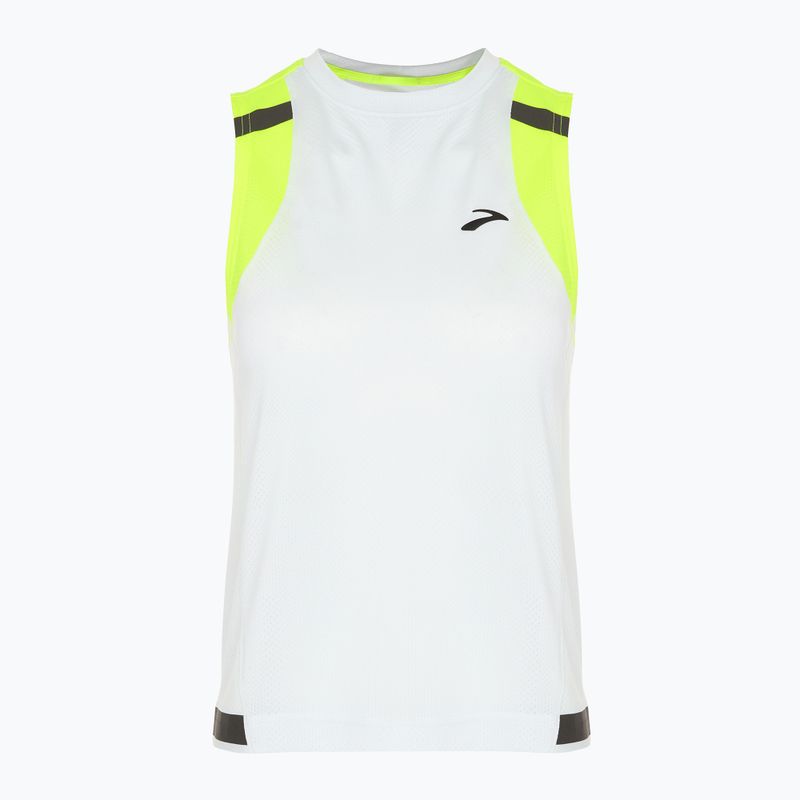 Dámské běžecké tričko Brooks Carbonite Tank icy grey/nightlife jacquard