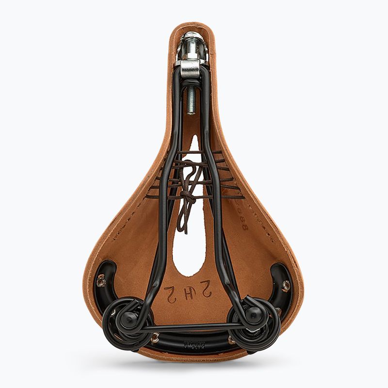 Cyklistické sedlo Brooks England Flyer Carved honey 2