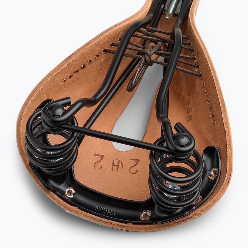 Cyklistické sedlo Brooks England Flyer Carved honey 7