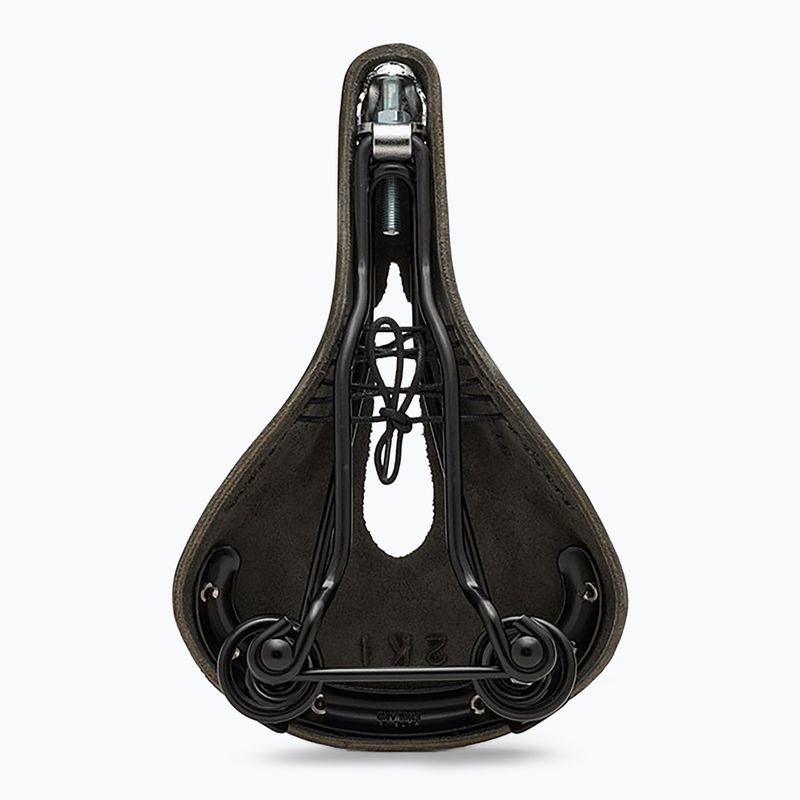 Cyklistické sedlo Brooks England Flyer Carved black 2
