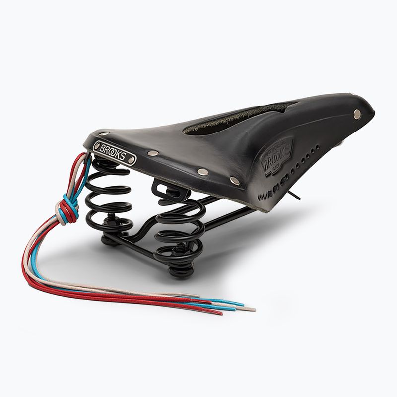 Cyklistické sedlo Brooks England Flyer Carved black 3