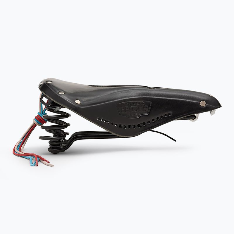 Cyklistické sedlo Brooks England Flyer Carved black 4