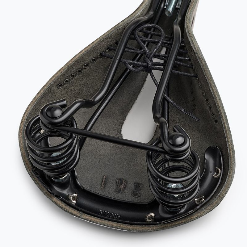 Cyklistické sedlo Brooks England Flyer Carved black 7