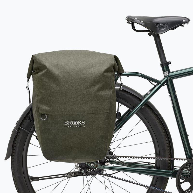 Brašna na kolo Brooks England Scape Pannier Large 18-22 l mud green 6