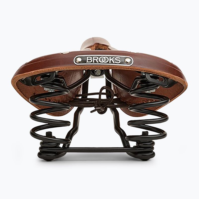Cyklistické sedlo Brooks England Flyer Carved brown 5