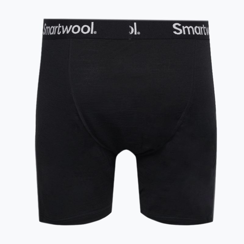 Pánské boxerky Smartwool Merino Boxer Brief Boxované termální boxerky černé 14011 2