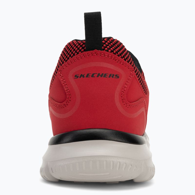 SKECHERS Track Bucolo red/black pánské tréninkové boty 6