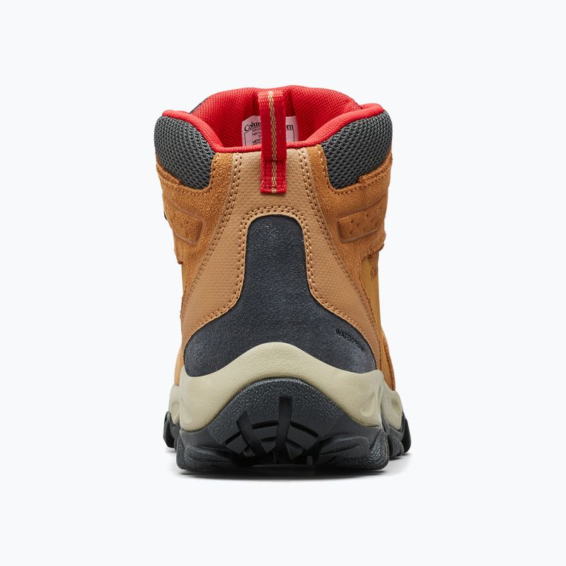Columbia Newton Ridge Plus II Suede WP elk/mountain red pánské trekové boty 13
