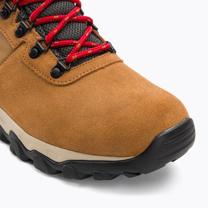 Columbia Newton Ridge Plus II Suede WP elk/mountain red pánské trekové boty 7