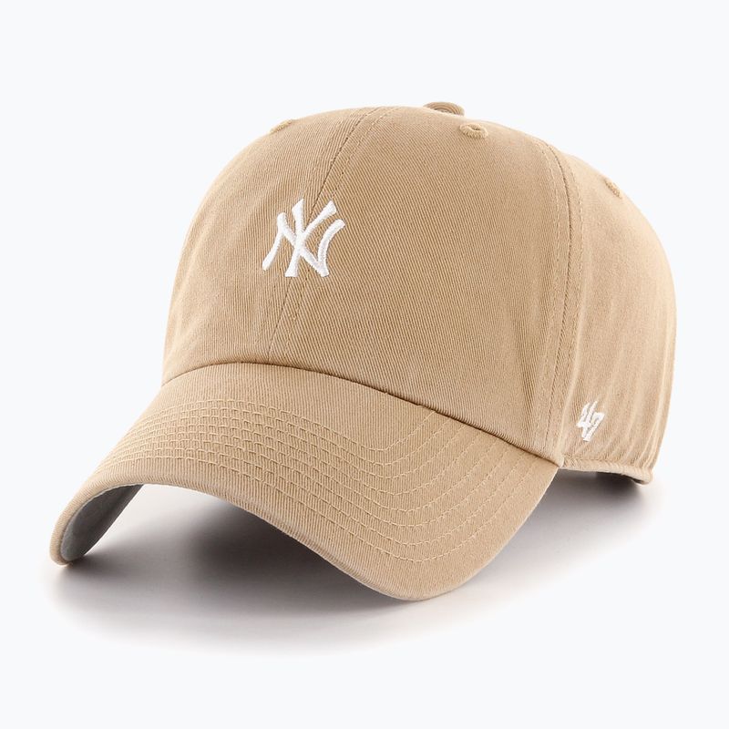Kšiltovka 47 Brand MLB New York Yankees Base Runner CLEAN UP khaki