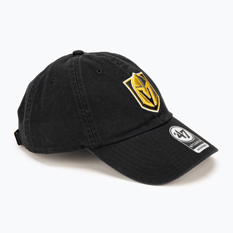 47 Brand NHL Vegas Golden Knights baseballová čepice CLEAN UP černá