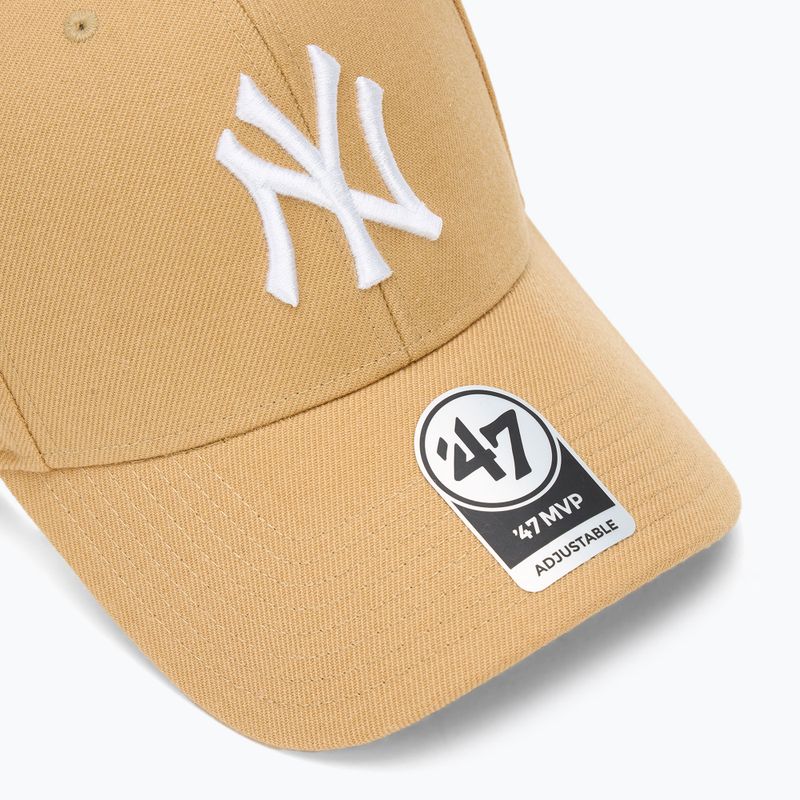 Kšiltovka 47 Brand MLB New York Yankees MVP light tan 3