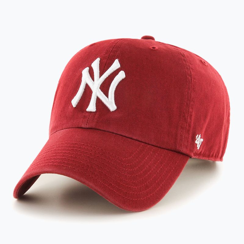 47 Značka MLB New York Yankees CLEAN UP břitva červená baseballová čepice 5