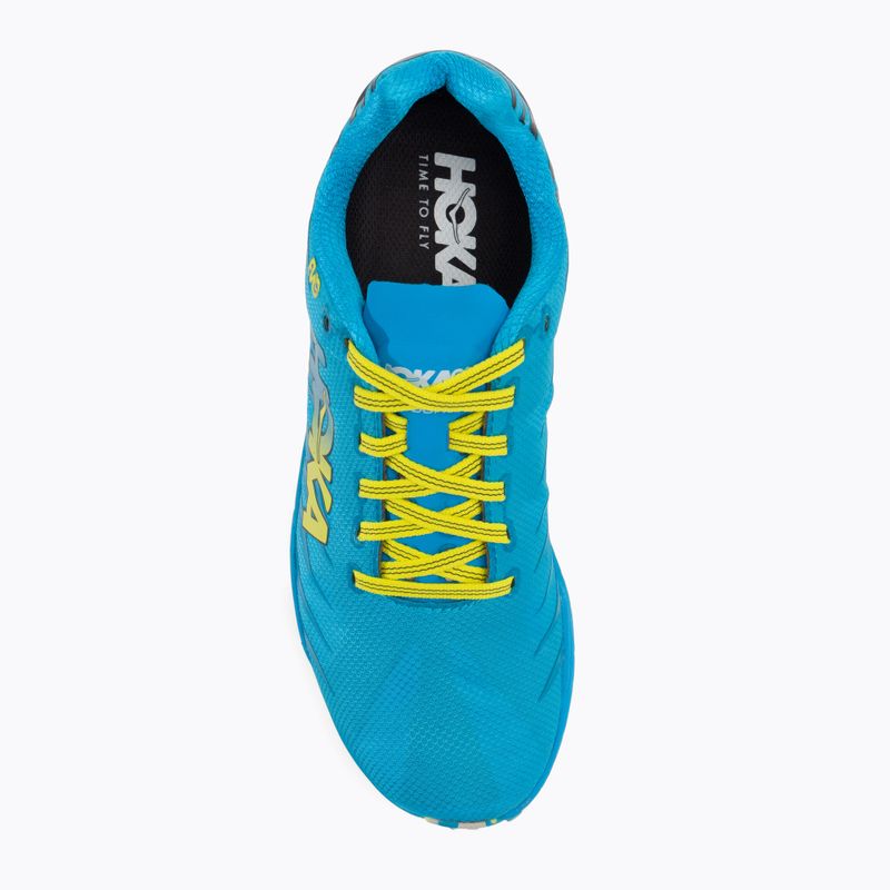 Dámská běžecká obuv HOKA Evo Jawz cyan/citrus 6