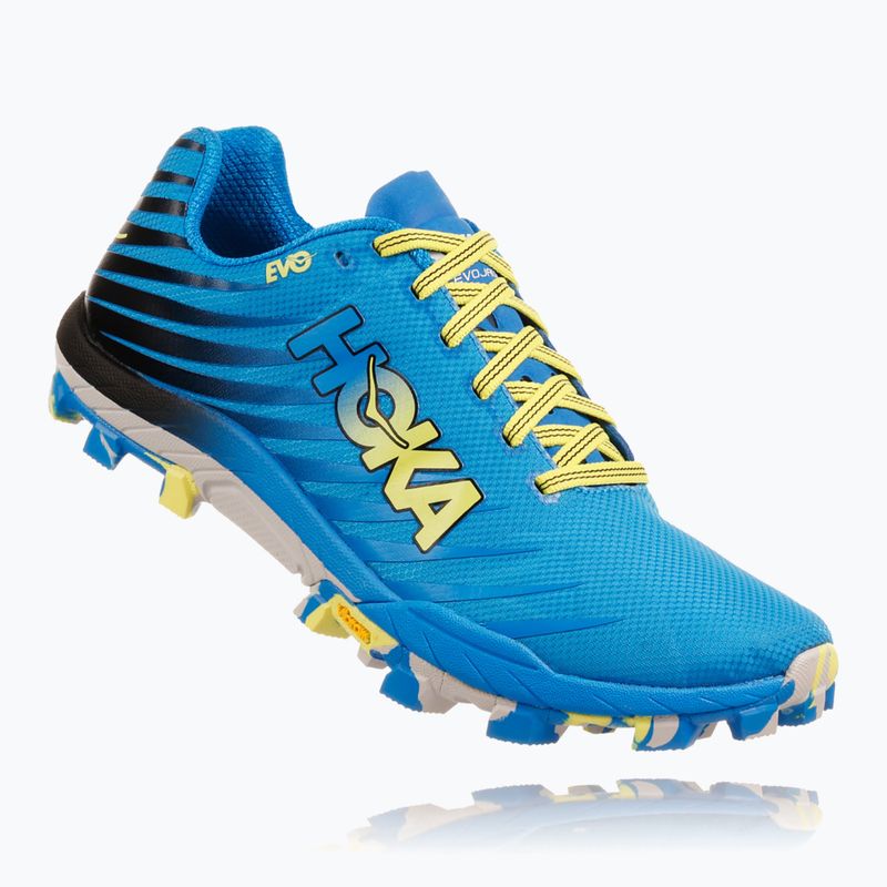 Dámská běžecká obuv HOKA Evo Jawz cyan/citrus 7