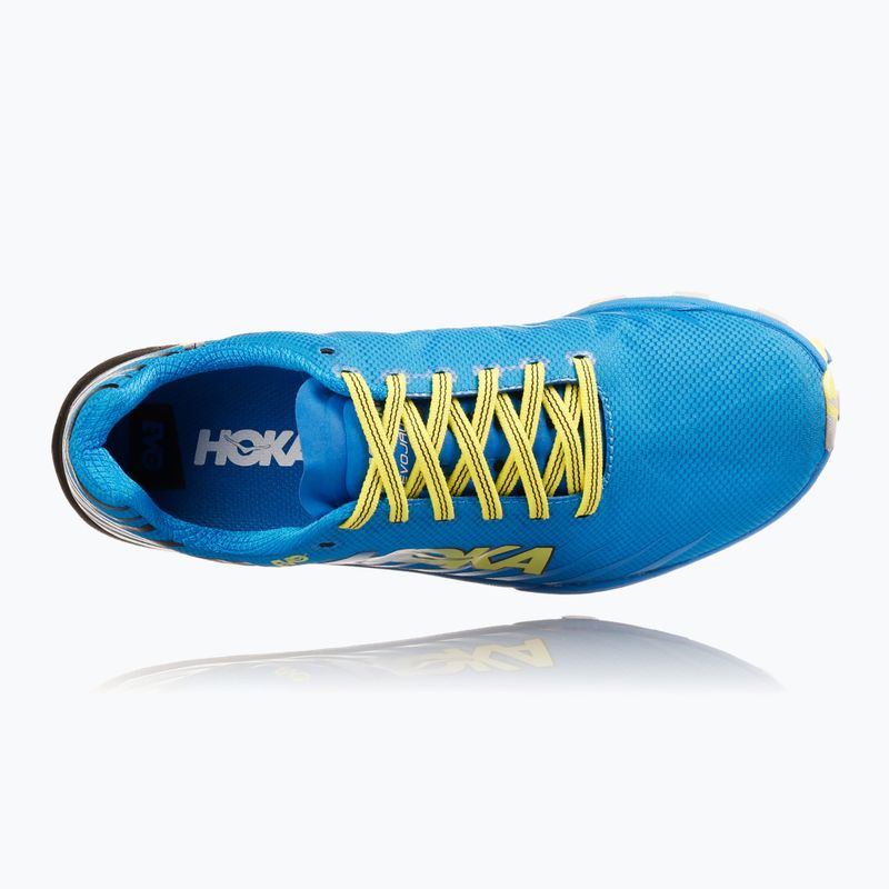 Dámská běžecká obuv HOKA Evo Jawz cyan/citrus 10