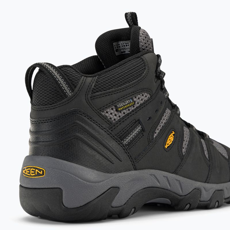 Pánské trekové boty KEEN Koven Mid Wp black-grey 1020210 9