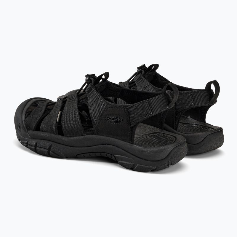 Trekingové sandály Keen Newport H2 Triple Black 1022258 3
