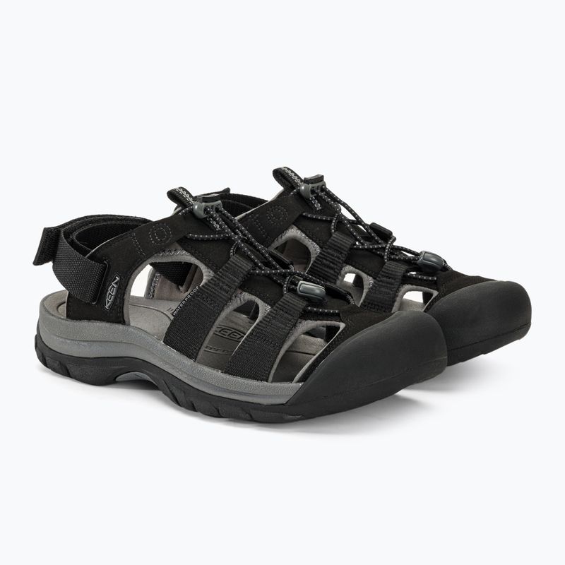 Pánské trekové sandály KEEN Rapids H2 black/steel grey 4