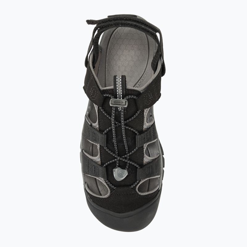 Pánské trekové sandály KEEN Rapids H2 black/steel grey 6