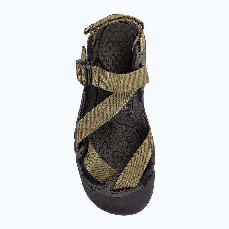 Pánské trekové sandály KEEN Zerraport II Military olive/black 6