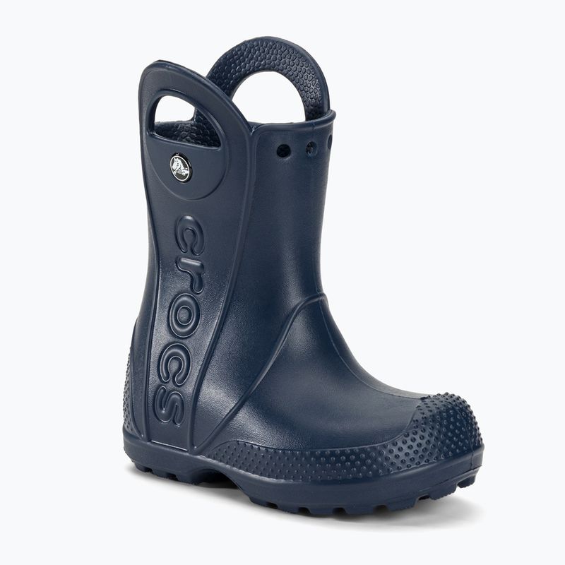 Dětské holínky Crocs Handle Rain Boot Kids navy