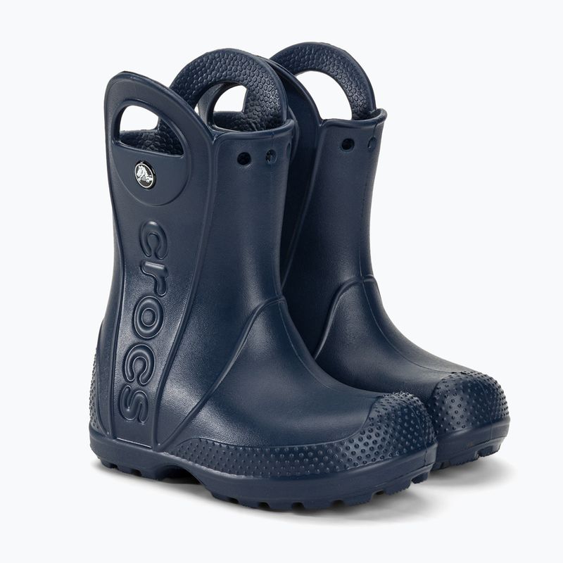 Dětské holínky Crocs Handle Rain Boot Kids navy 4