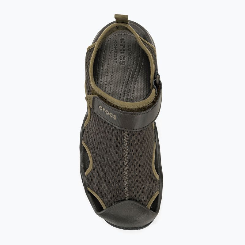 Pánské sandály Crocs Swiftwater Mesh Deck espresso 5