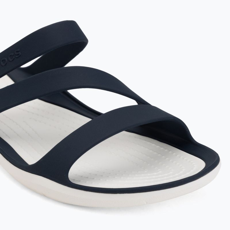 Dámské nazouváky Crocs Swiftwater Sandal navy/white 7
