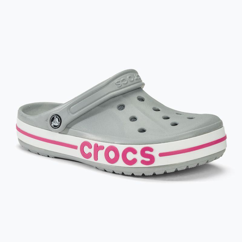 Nazouváky  Crocs Bayaband Clog light grey/candy pink 2