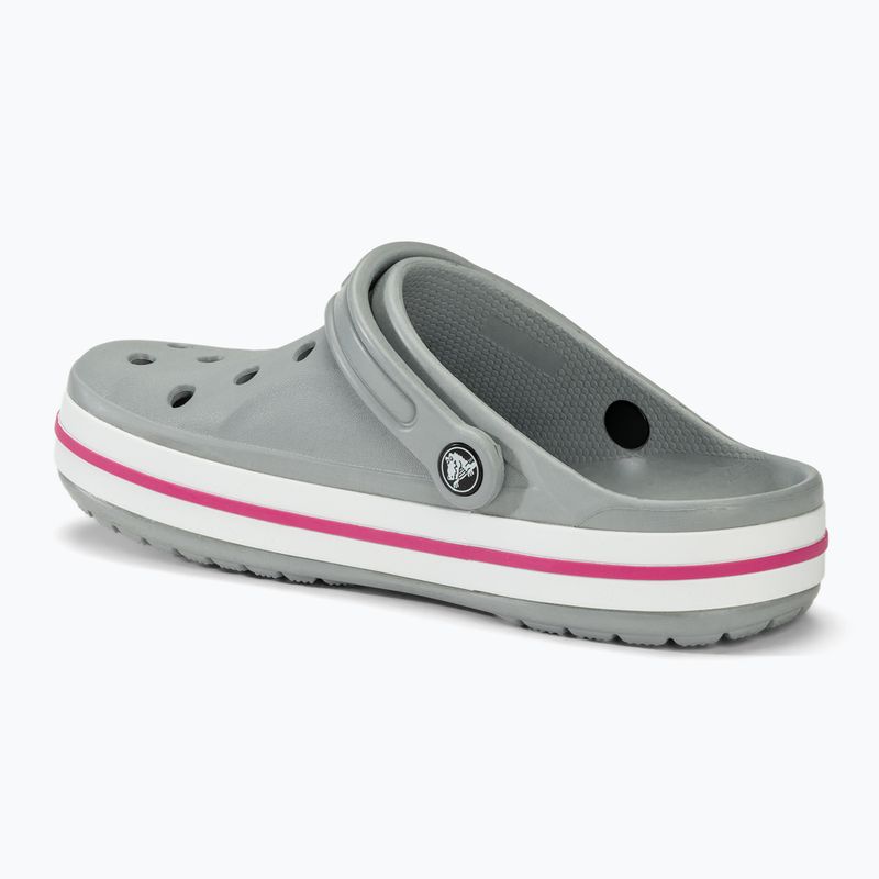 Nazouváky  Crocs Bayaband Clog light grey/candy pink 3