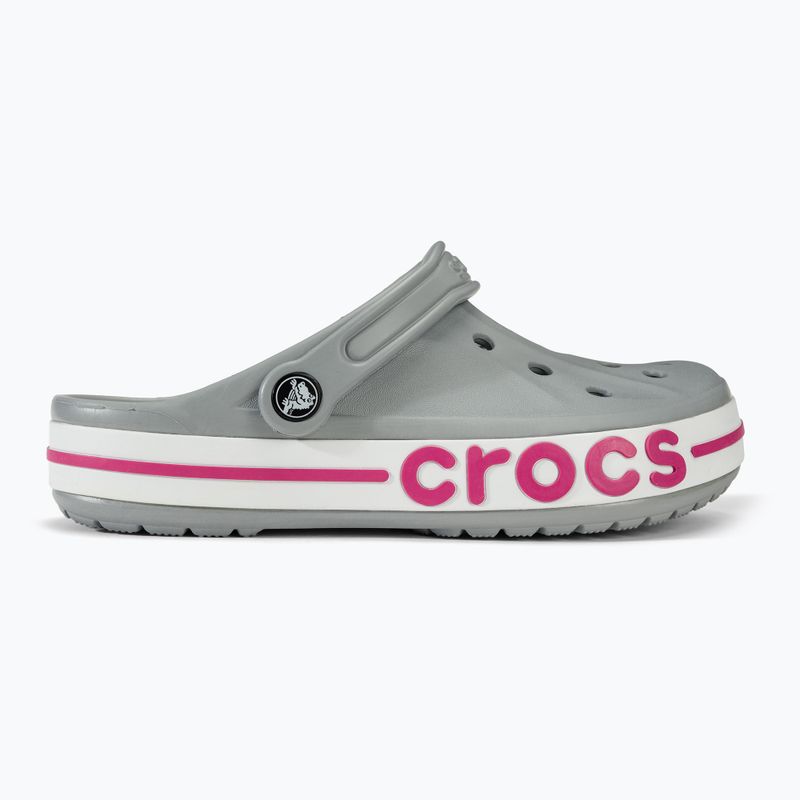 Nazouváky  Crocs Bayaband Clog light grey/candy pink 4