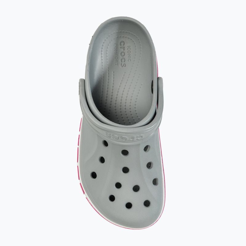 Nazouváky  Crocs Bayaband Clog light grey/candy pink 6