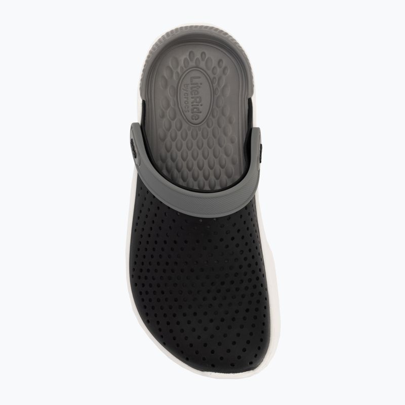 Nazouváky Crocs LiteRide Clog black/smoke 6