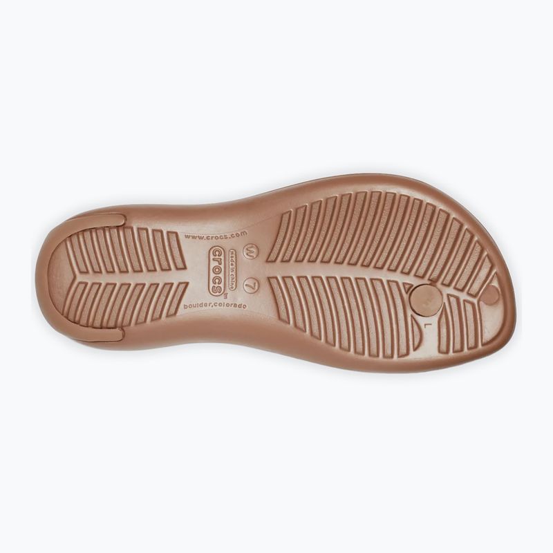 Dámské žabky Crocs Sexi Flip bronze 10