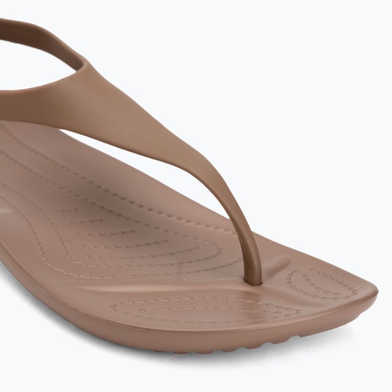 Dámské žabky Crocs Sexi Flip bronze 7