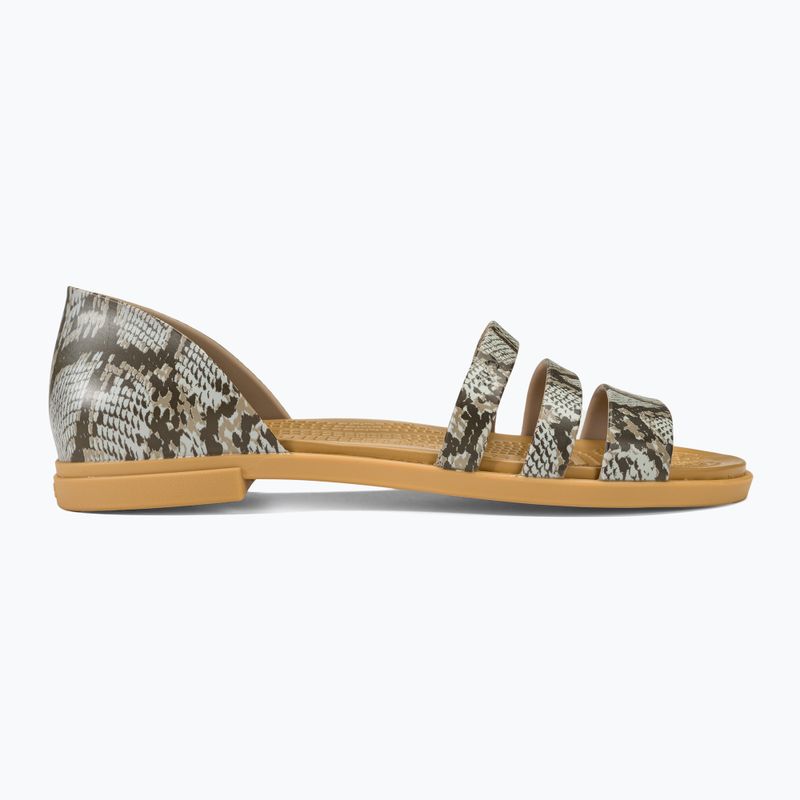 Dámské sandály Crocs Tulum Open Flat mushroom/stucco 2